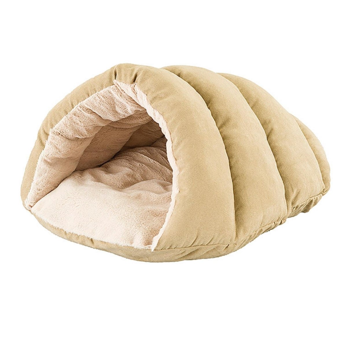 Ethical Pet Sleep Zone Cuddle Cave 22" Tan - Pets Perfect