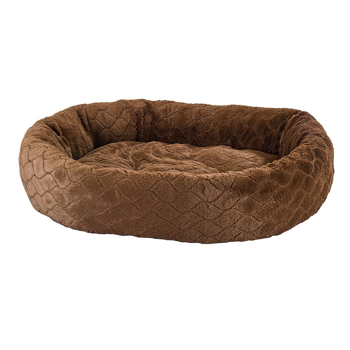 Ethical Pet Sleep Zone Diamond Cut Lounger 31" Choc - Pets Perfect