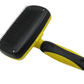 Dog Hugs Cat FurFreeze Self - Cleaning Slicker Brush - Stainless Steel Dog Grooming Brush - Pets Perfect