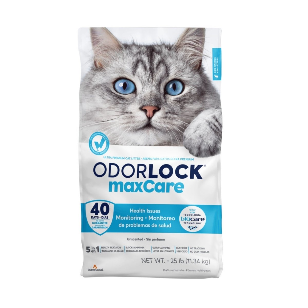 Intersand OdorLock maxCare Premium Cat Litter 1ea/25 lb - Pets Perfect