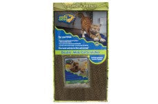 OurPets Cosmic Double Wide Cat Scratcher, Brown, Yellow