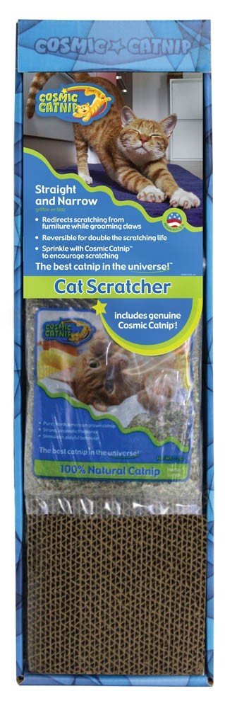 OurPets Cosmic Single Wide Cat Scratcher Brown, Yellow 1ea - Pets Perfect