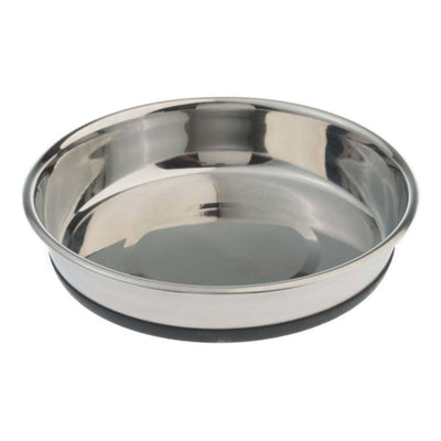 Pet Zone Products Deluxe Stainless Steel Cat Bowl, Silver, 12 oz - Pets Perfect