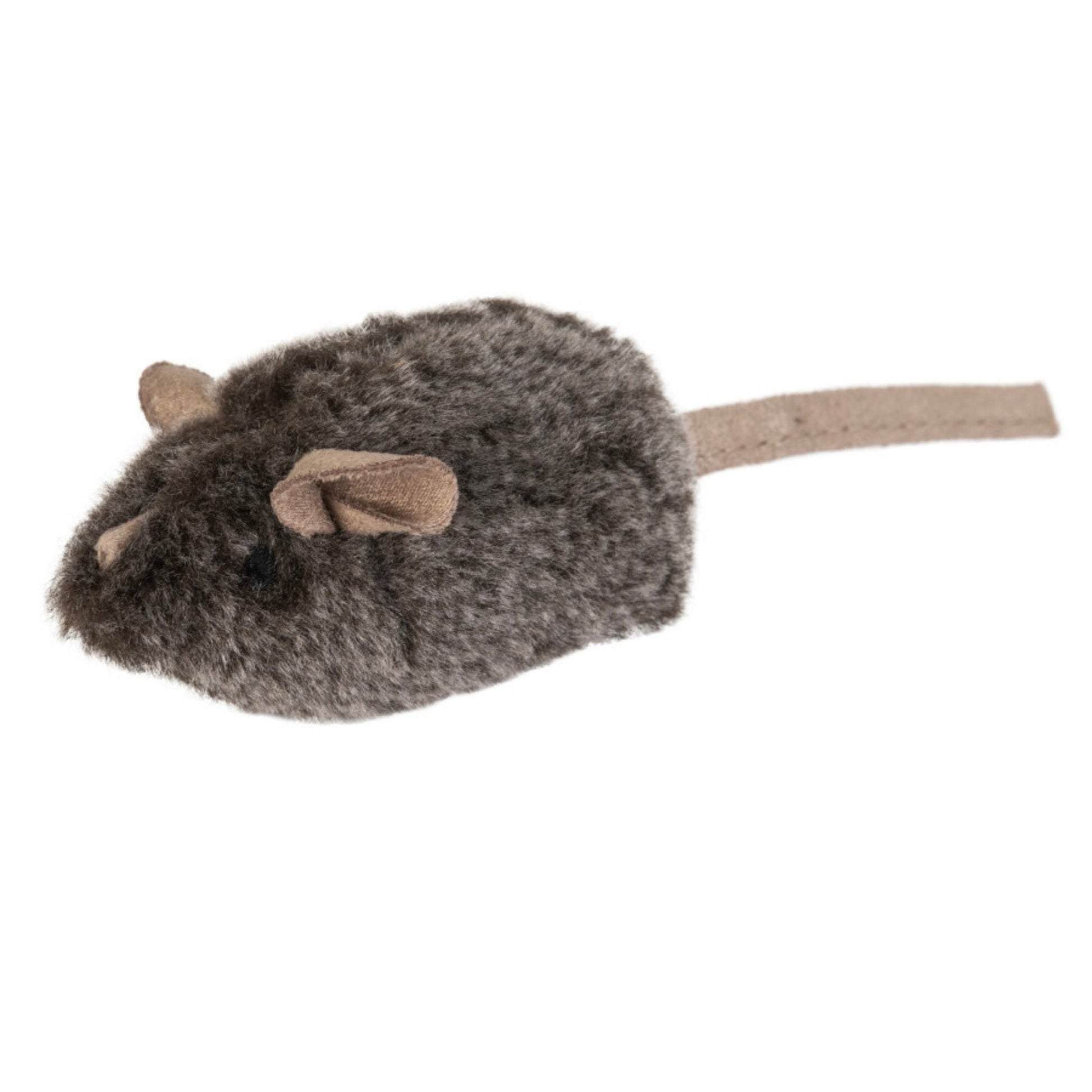 Pet Zone Products Play-N-Squeak MouseHunter Squeaking Cat Toy, Brown, view 2