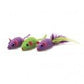OurPets Three Twined Mice Catnip Toy Green, Purple 1ea/3 pk, Mass - Pets Perfect