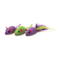 OurPets Three Twined Mice Catnip Toy Green, Purple 1ea/3 pk, Mass - Pets Perfect