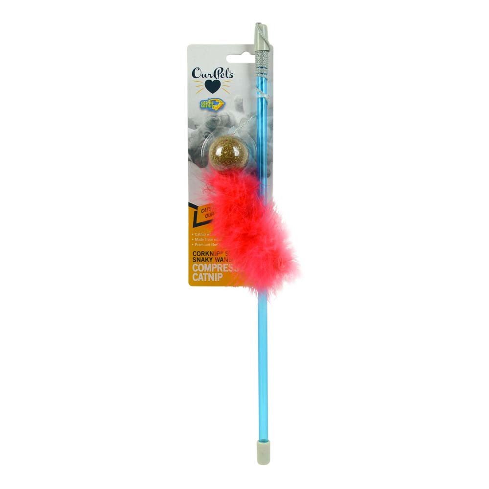 Ourpets Corknip Sheaky Snaky Wand - Pets Perfect