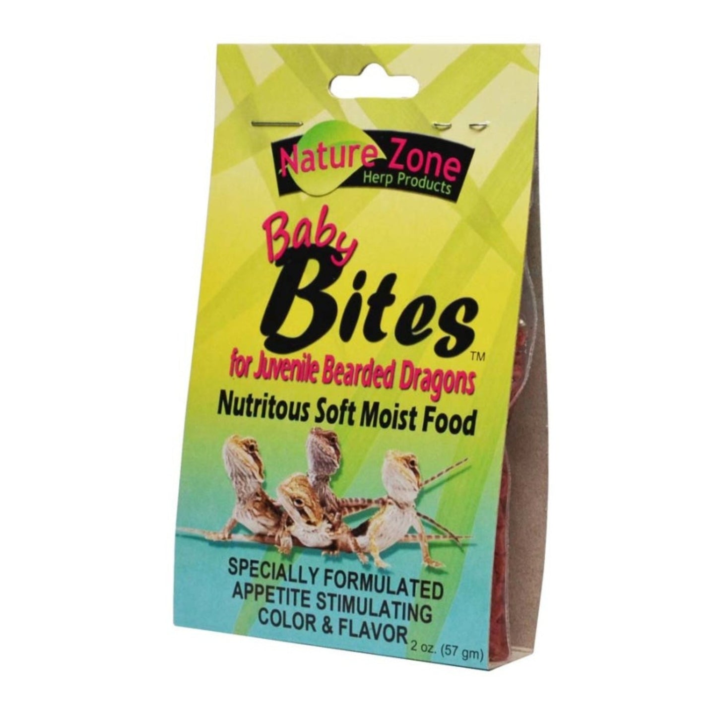 Nature Zone Bearded Dragon Baby Bites Soft-Moist Gel Food, 2 oz