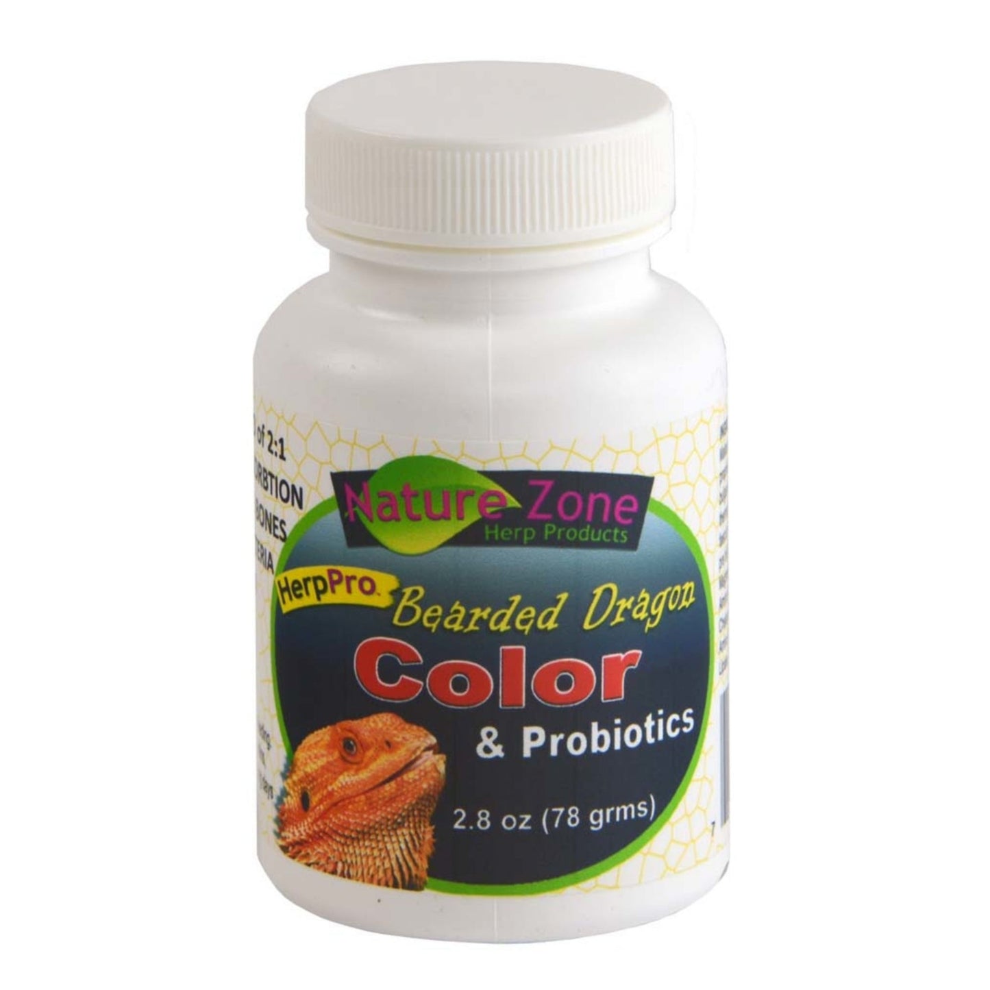 Nature Zone HerpPro Color & Carotenoids Supplement for Bearded Dragons, 2.8 oz