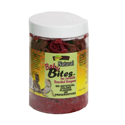 Nature Zone Natural Baby Bites for Juvenile Bearded Dragons, 6 oz