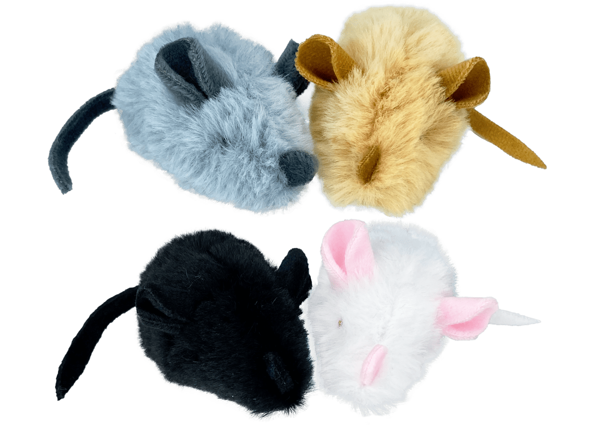 Multipet Eco Mice Cat Toy 2Pk 6" - Pets Perfect