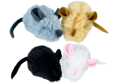 Multipet Eco Mice Cat Toy, 6 in, 2-Count