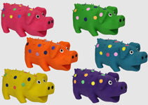 Multipet Pigs That Oink Dog Toy Assorted Mini, 4 in, view 2