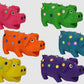 Multipet Pigs That Oink Dog Toy Assorted Mini, 4 in