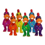 Multipet Globkens Chicken Dog Toy Assorted Mini, 5.6 in, view 2