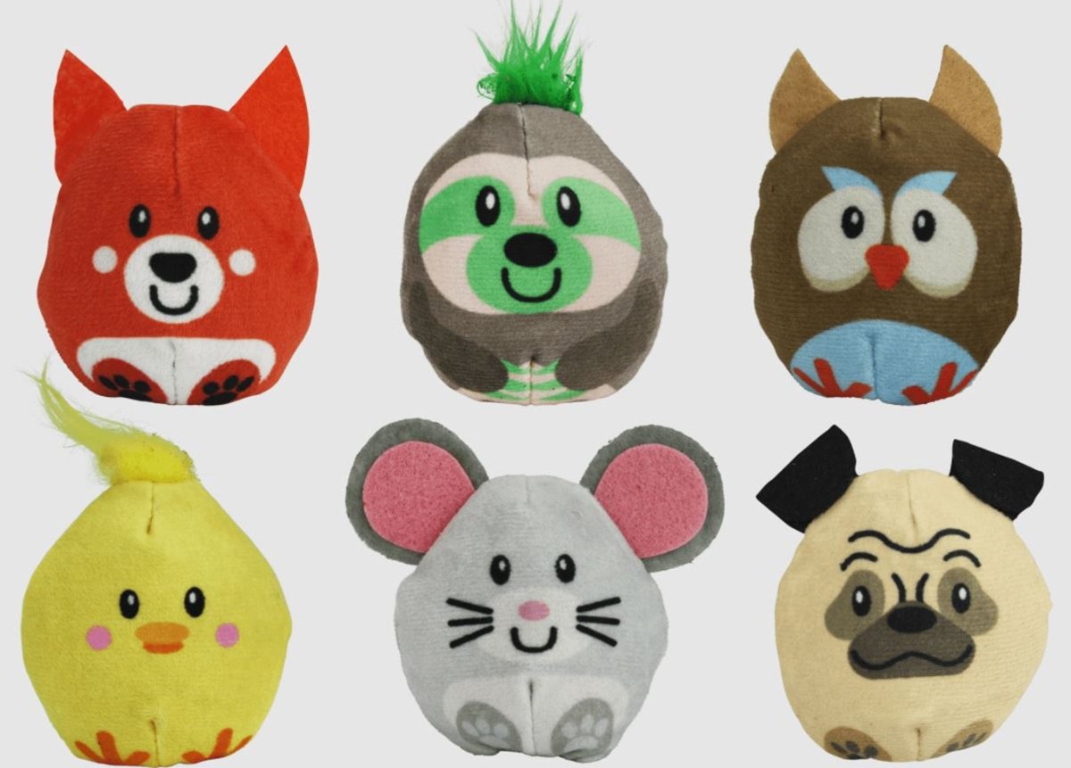 Multipet Catnip Buddies Cat Toy Assortment 2 Inches (sold individually) - Pets Perfect
