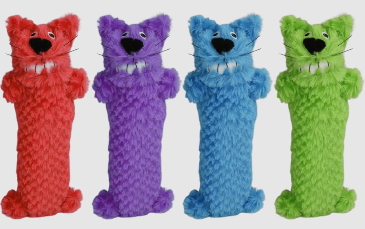 Multipet Loofa Catnip Toy Assorted 10 in - Pets Perfect