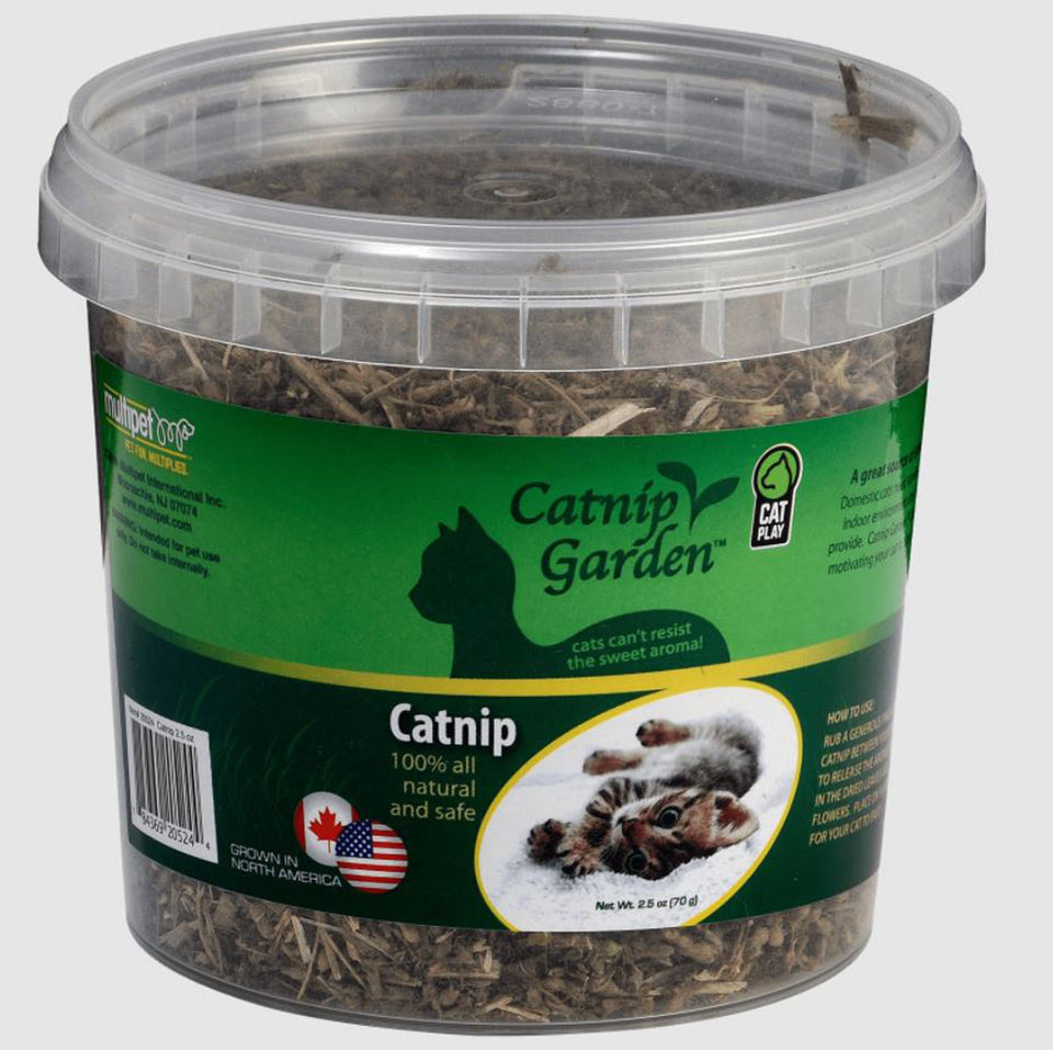 Multipet Catnip Garden North American Catnip Sealed Cup, 2.5 oz