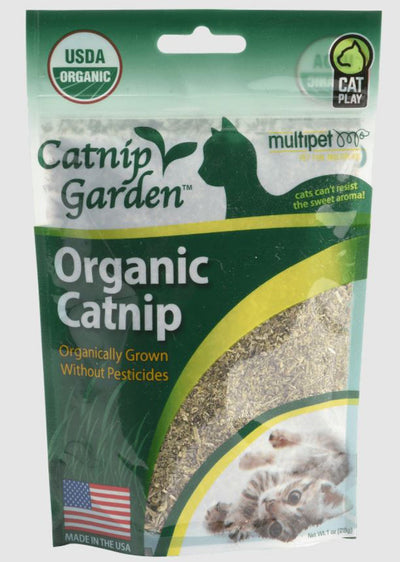 Multipet Catnip Garden 100% Organic Catnip, 1 oz