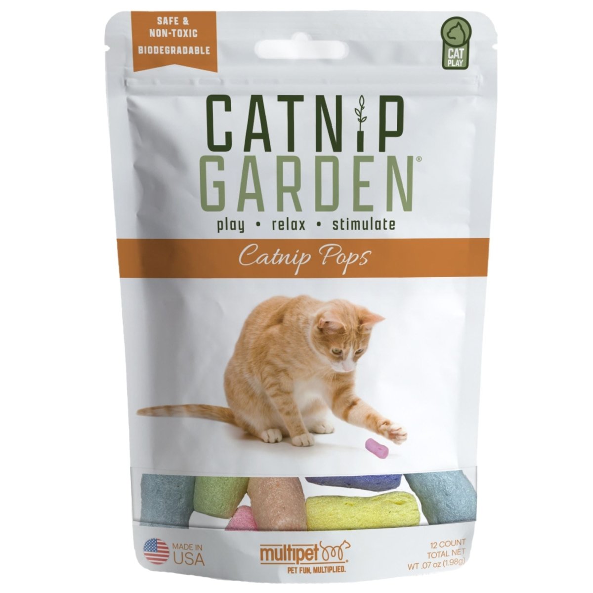 Multipet Catnip Garden Pops (12count) - Pets Perfect