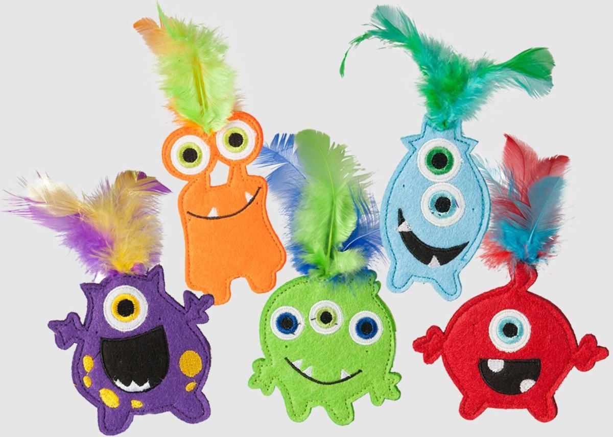 Multipet Monsters w - Catnips 4 inch - Pets Perfect