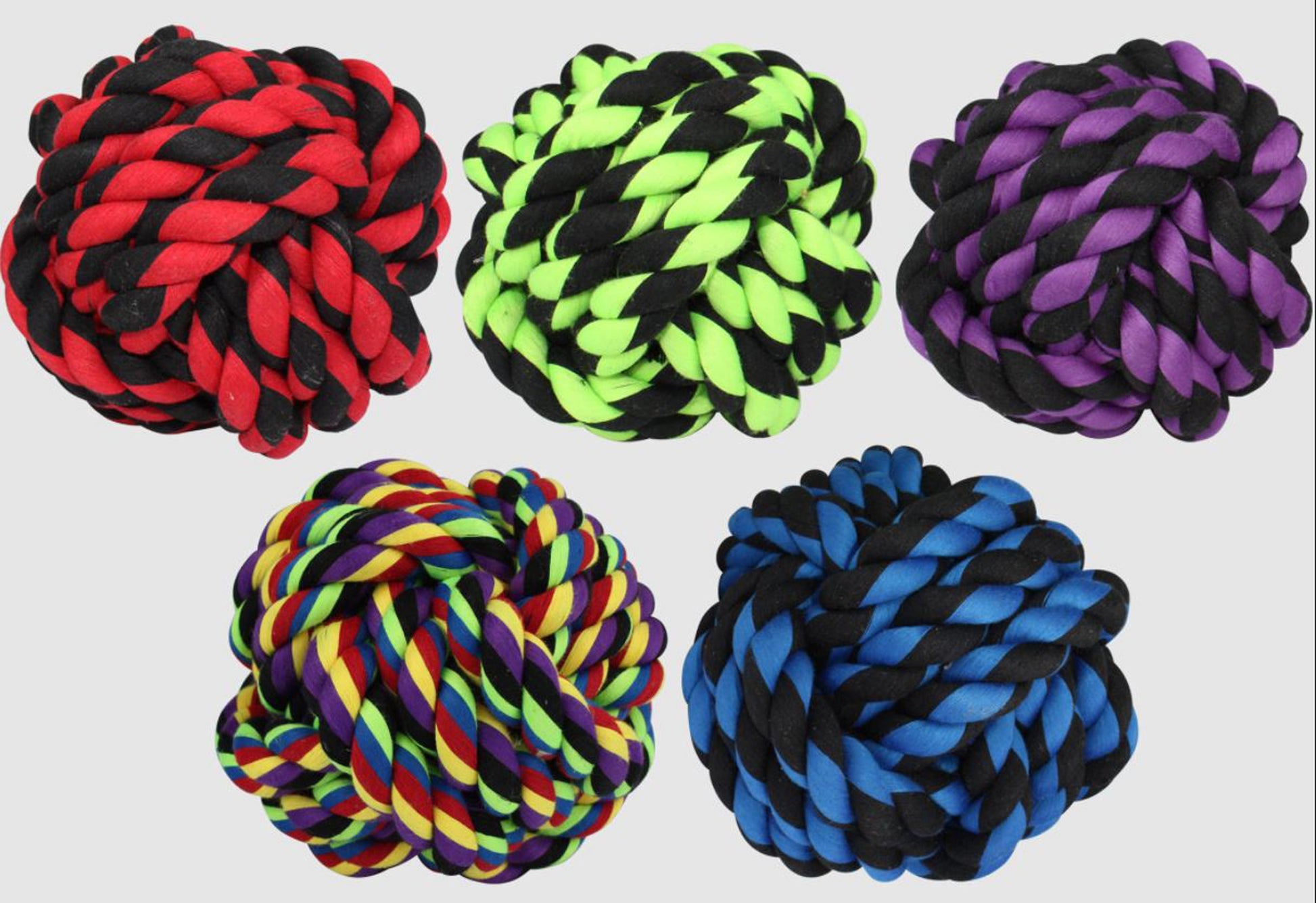 Multipet Nuts For Knots Dog toy Assorted, 4 in