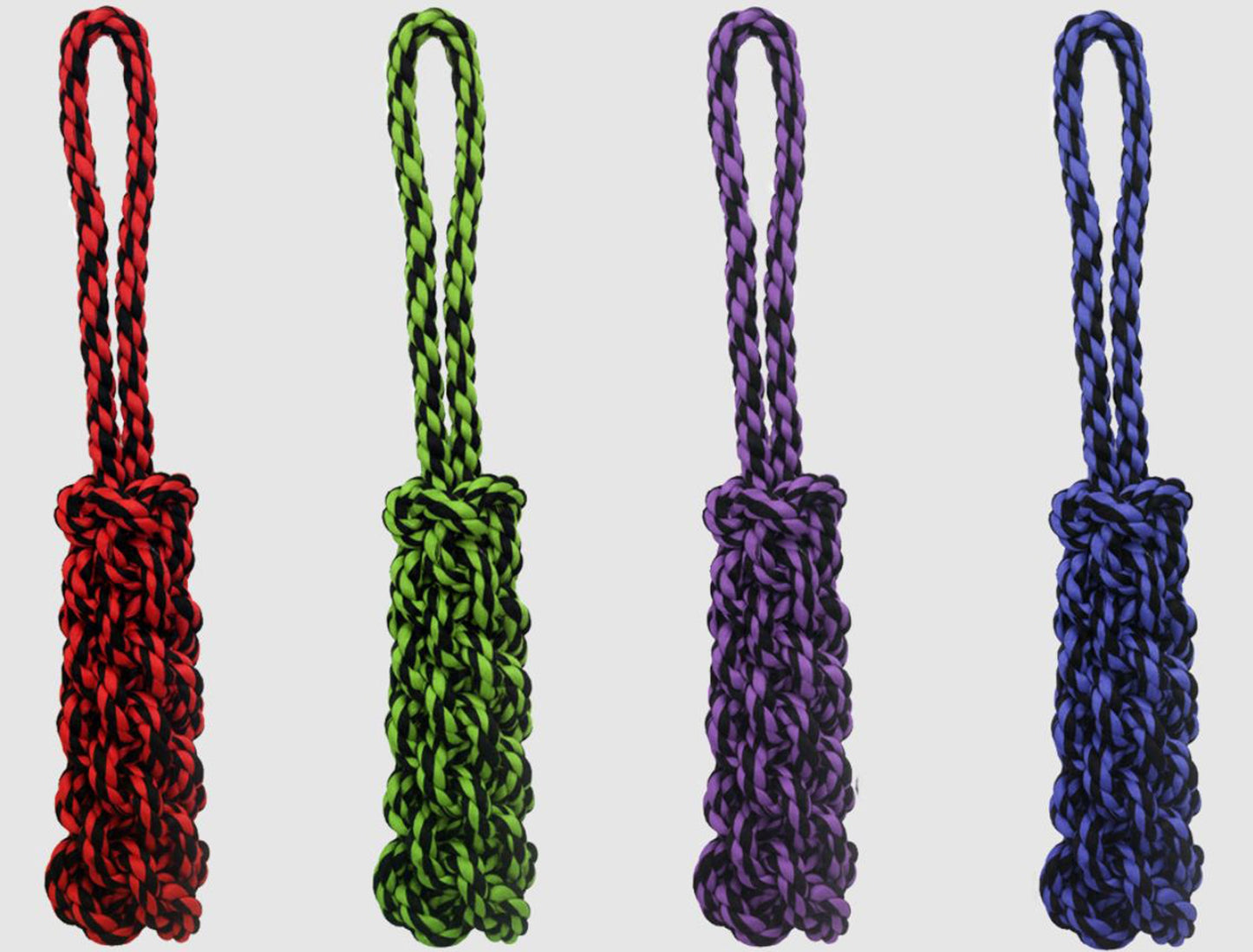 Multipet Nuts for Knots Rope Tug with Braid Assorted, 16 in