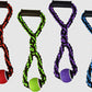 Multipet Nuts for Knots Rope Tug Dog Toy With Tennis Ball Assorted, view 2