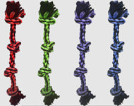 Multipet Nuts for Knots 4Knot Rope Dog Toy Assorted, 25 in, view 2