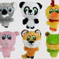 Multipet Knobby Noggins Assorted, 4 in, view 2
