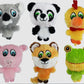 Multipet Knobby Noggins Assorted, 4 in