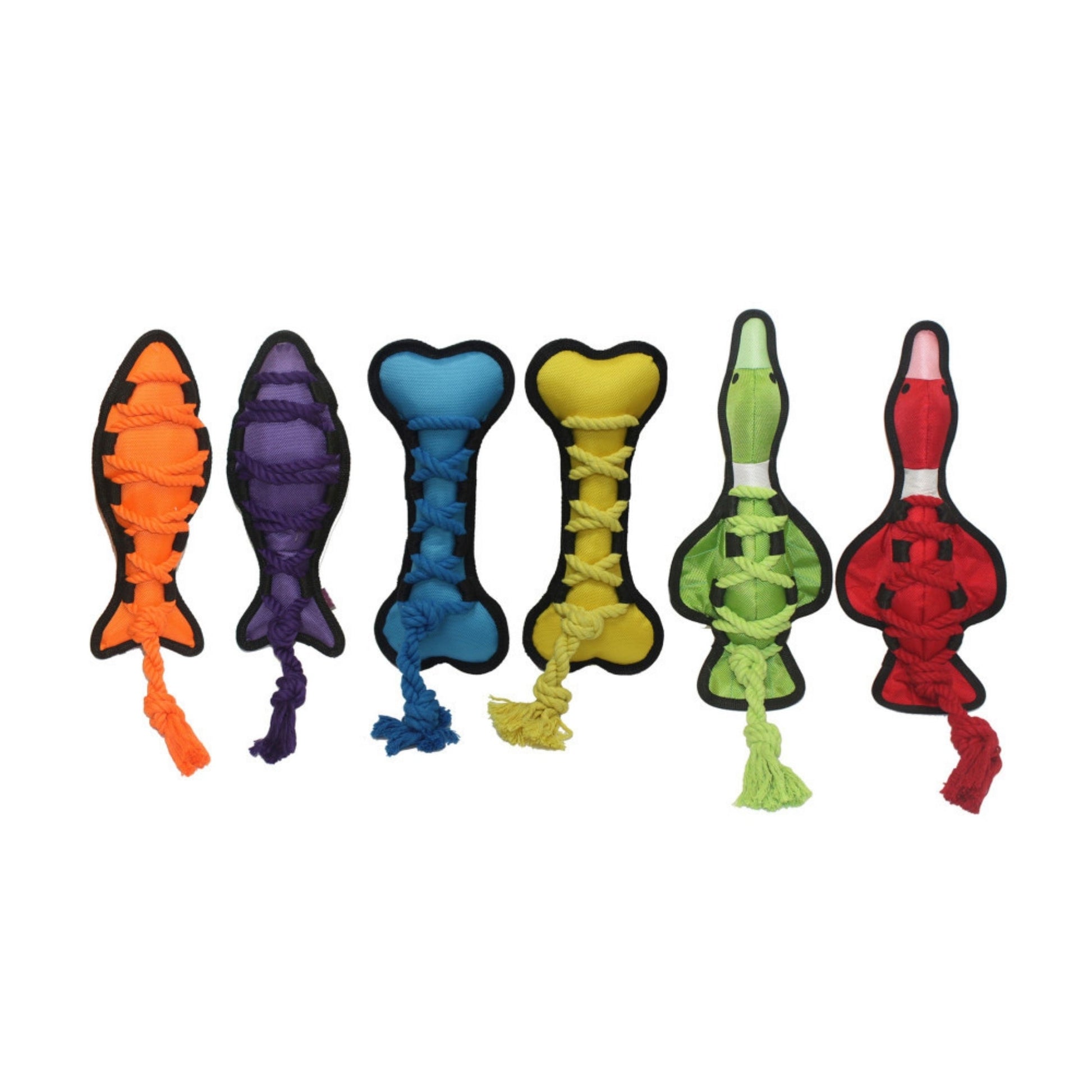 Multipet Cross Ropes Dog Toy, 11.5 in