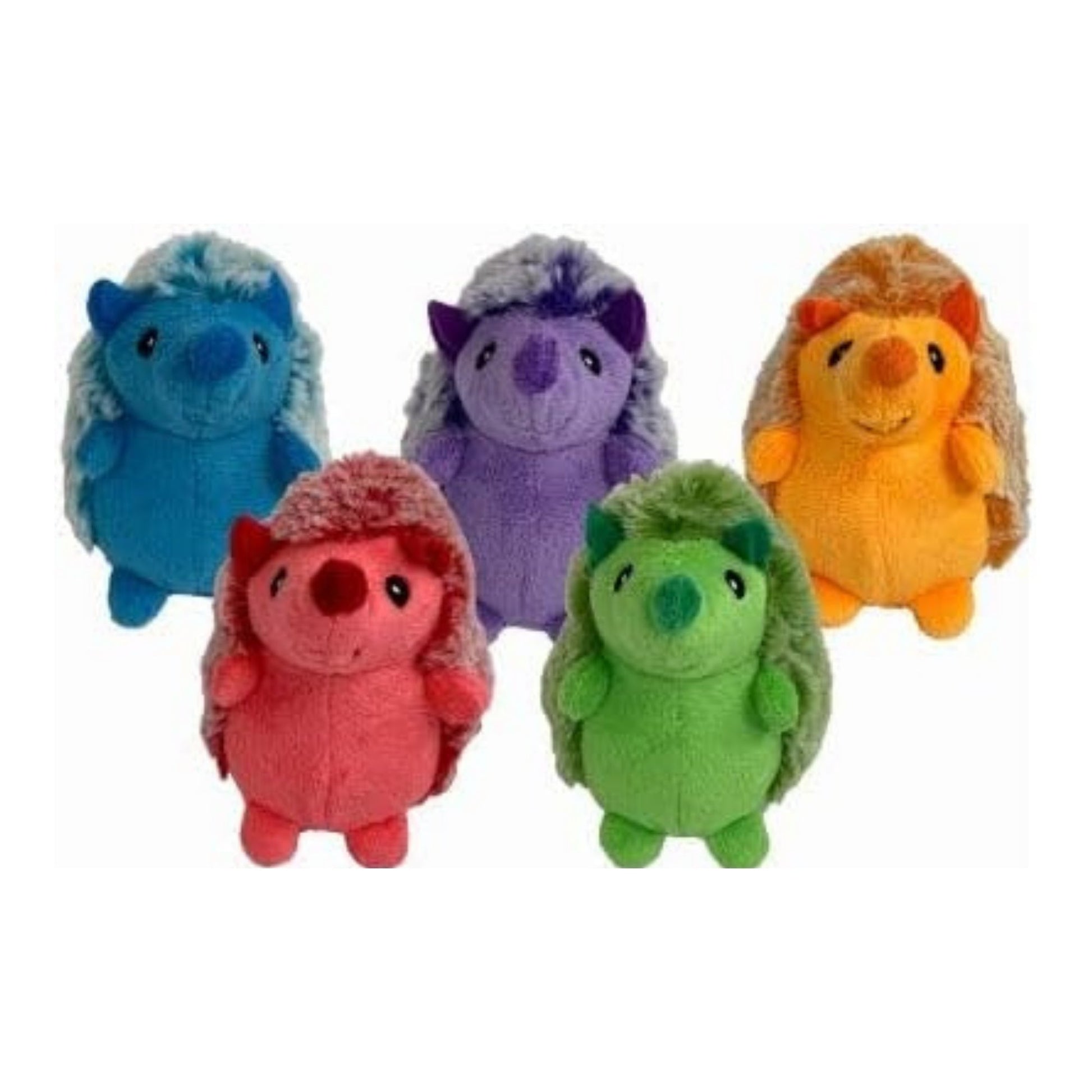 Multipet Minipet Hedgehog Dog Toy Assorted 4 in