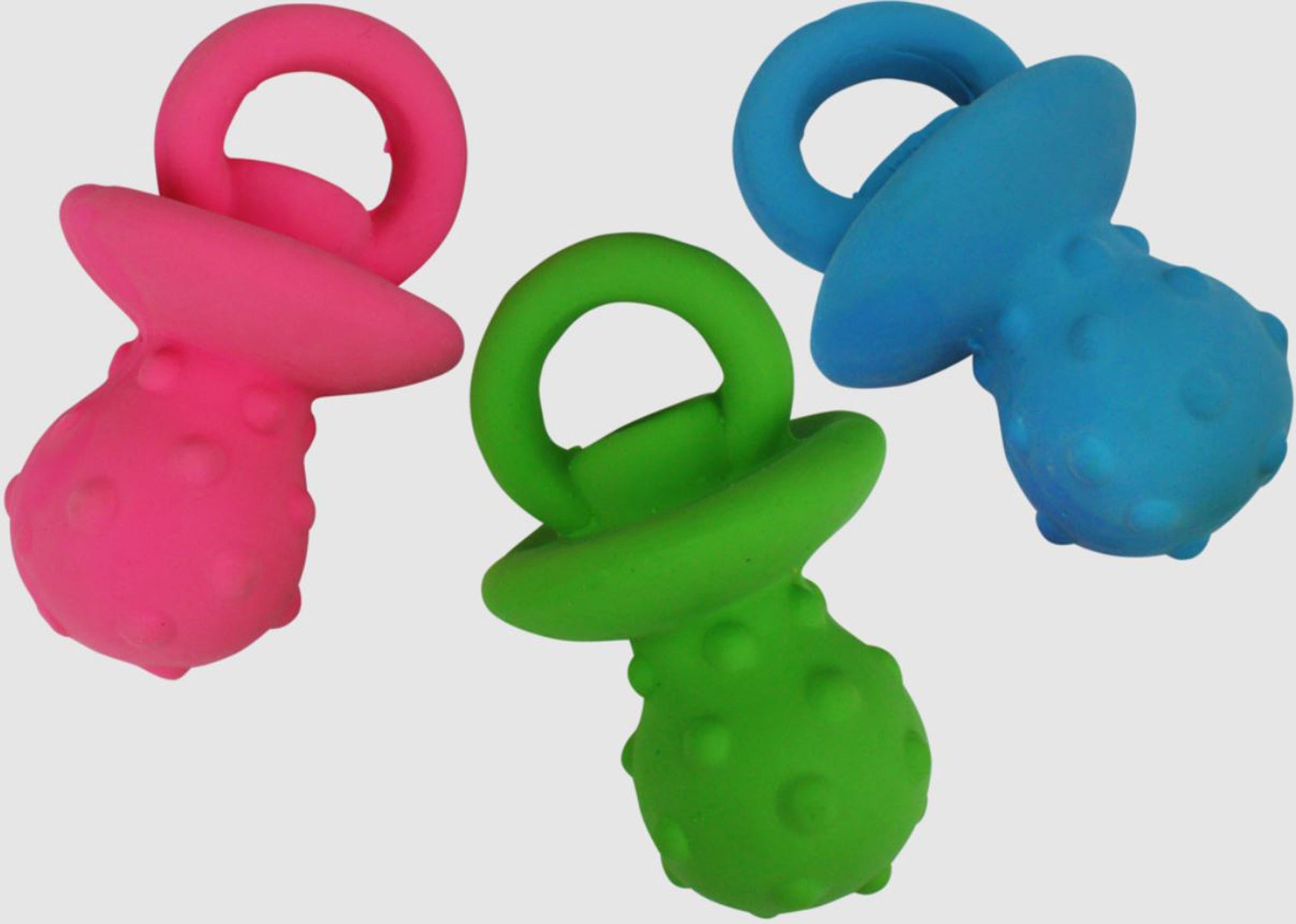 Multipet Minipet Pacifier Dog Toy Assorted, 4 in