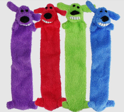 Multipet Loofa Light-Weight Dog Toy Assorted, 12 in