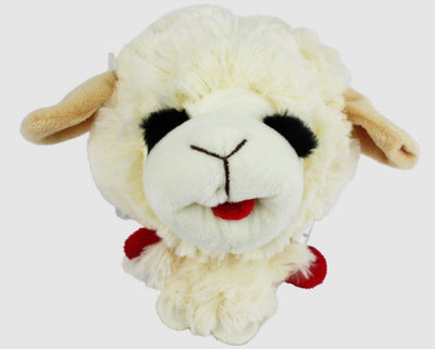 Multipet Lamb Chop Knobby Noggins Dog Toy, 5 in