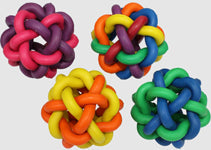 Multipet Nobbly Wobbly Dog Toy Assorted Large, 4 in, view 2
