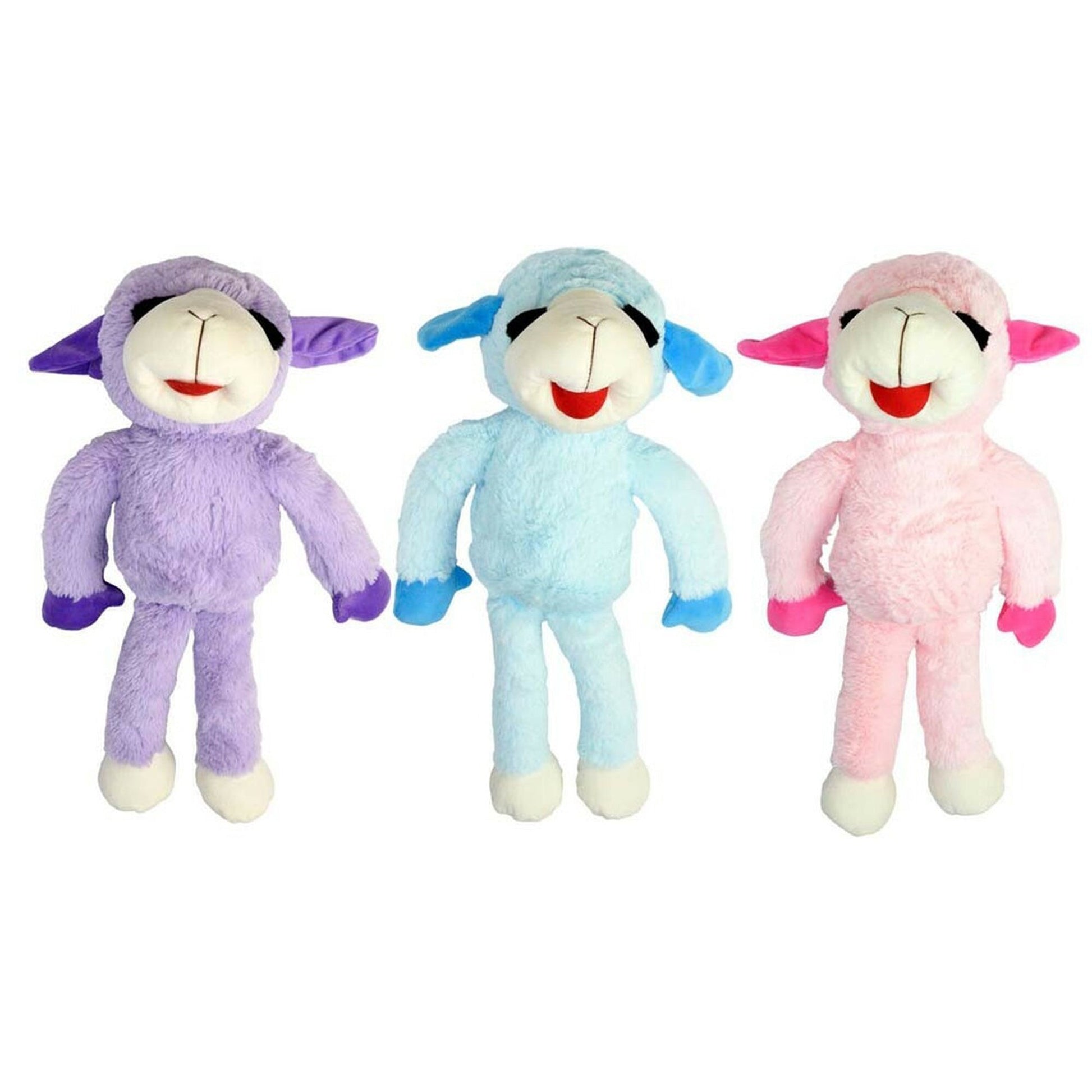 Multipet Pet Envy Floppy Lamb Chop Dog Toy Assorted, 20 in