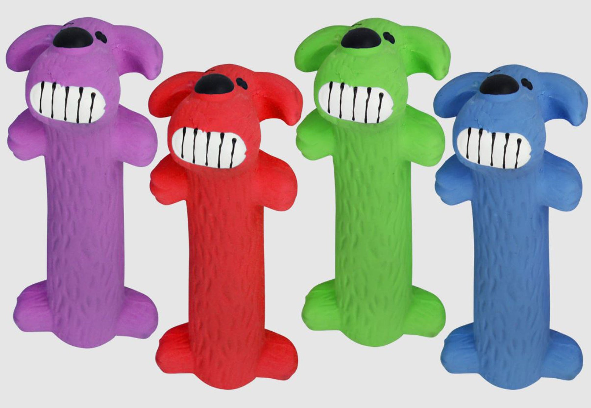 Multipet Loofa Latex Dog Toy Assorted, 6 in