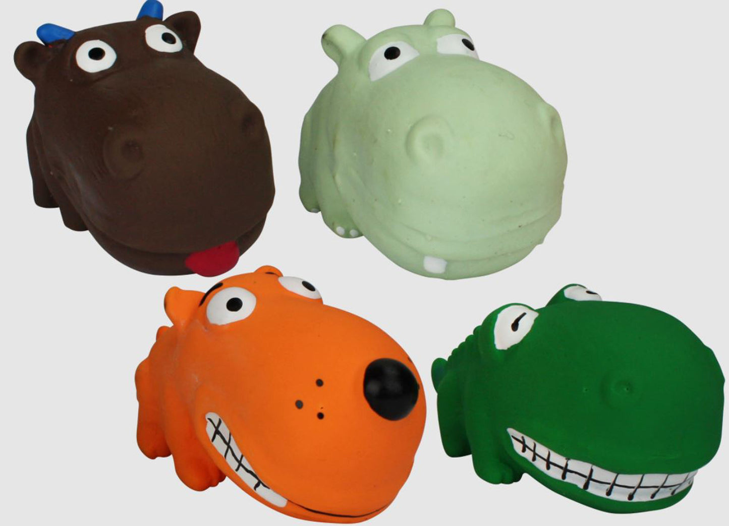 Multipet Latex Animals Dog Toy Assorted, 3 in