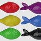 Multipet Lobberz Fish Squeak Throw Float Fetch Dog Toy Assorted, 7 in