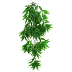 Komodo Bamboo Hanging Plant for Reptile Terrariums, Large 26 Inch