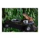 Komodo Magnetic Gecko Dual Feeding Ledge - Magnetic Terrarium Ledge for Arboreal Reptiles 22in