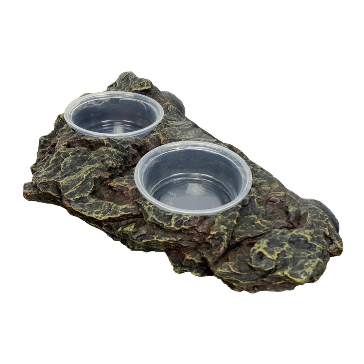 Komodo Magnetic Gecko Dual Feeding Ledge - Magnetic Terrarium Ledge for Arboreal Reptiles 22in