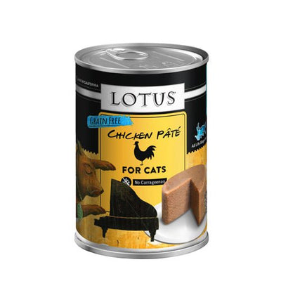Lotus Cat Grain-Free Chicken Pate Wet Cat Food, 12.5 oz, 12 ct