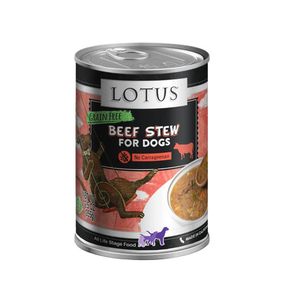 Lotus Dog Grain-Free Beef Asparagus Stew 12.5 oz. 12 ct