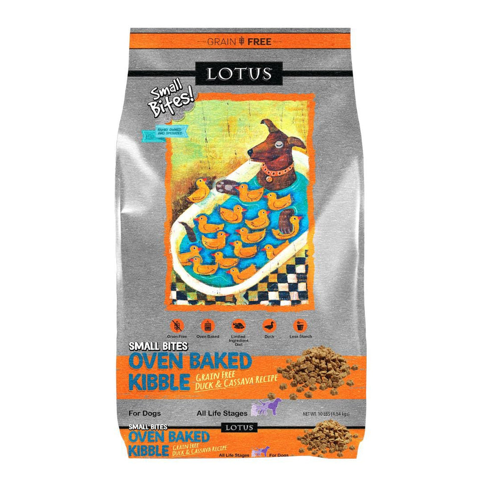 Lotus Dog Adult Small Bite Duck 10 lb