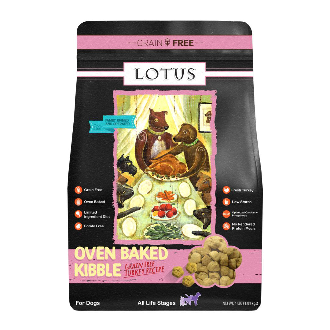 Lotus Dog Adult Grain Free Turkey 4Lb