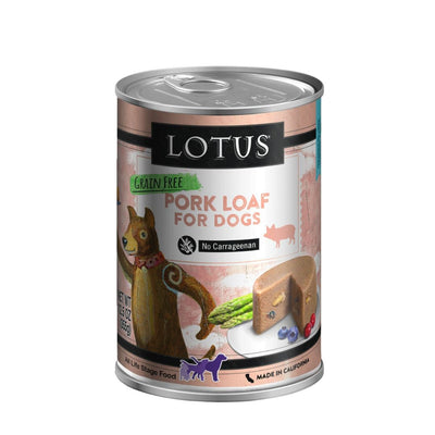 Lotus Grain-Free Pork Loaf Wet Dog Food 12.5 oz. 12 ct