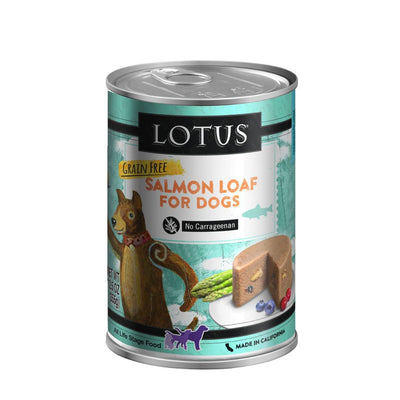 Lotus Grain-Free Salmon Loaf Wet Dog Food 12.5 oz. 12 ct